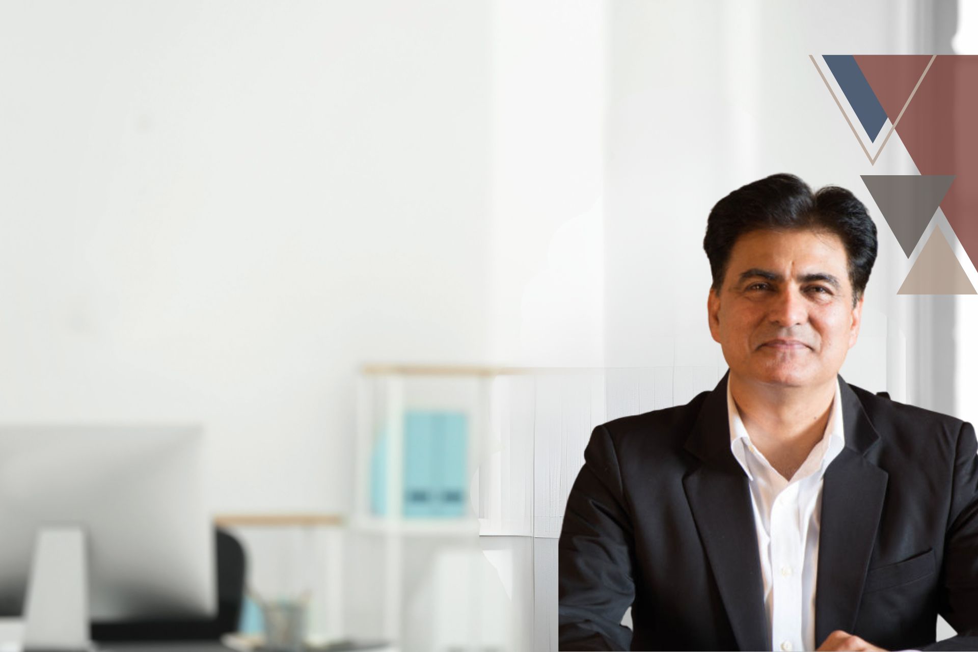 Wg Cdr Ajit Kakkar, military lawyer, at the office